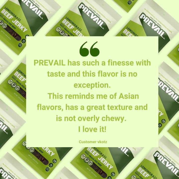 PREVAIL Jerky - Wholesale Jerky - Lemongrass Beef Jerky5