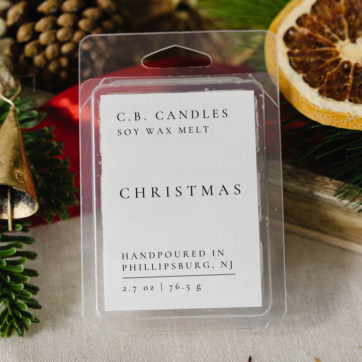 Cire de soja de Noël pour la vente par C.B. Candles