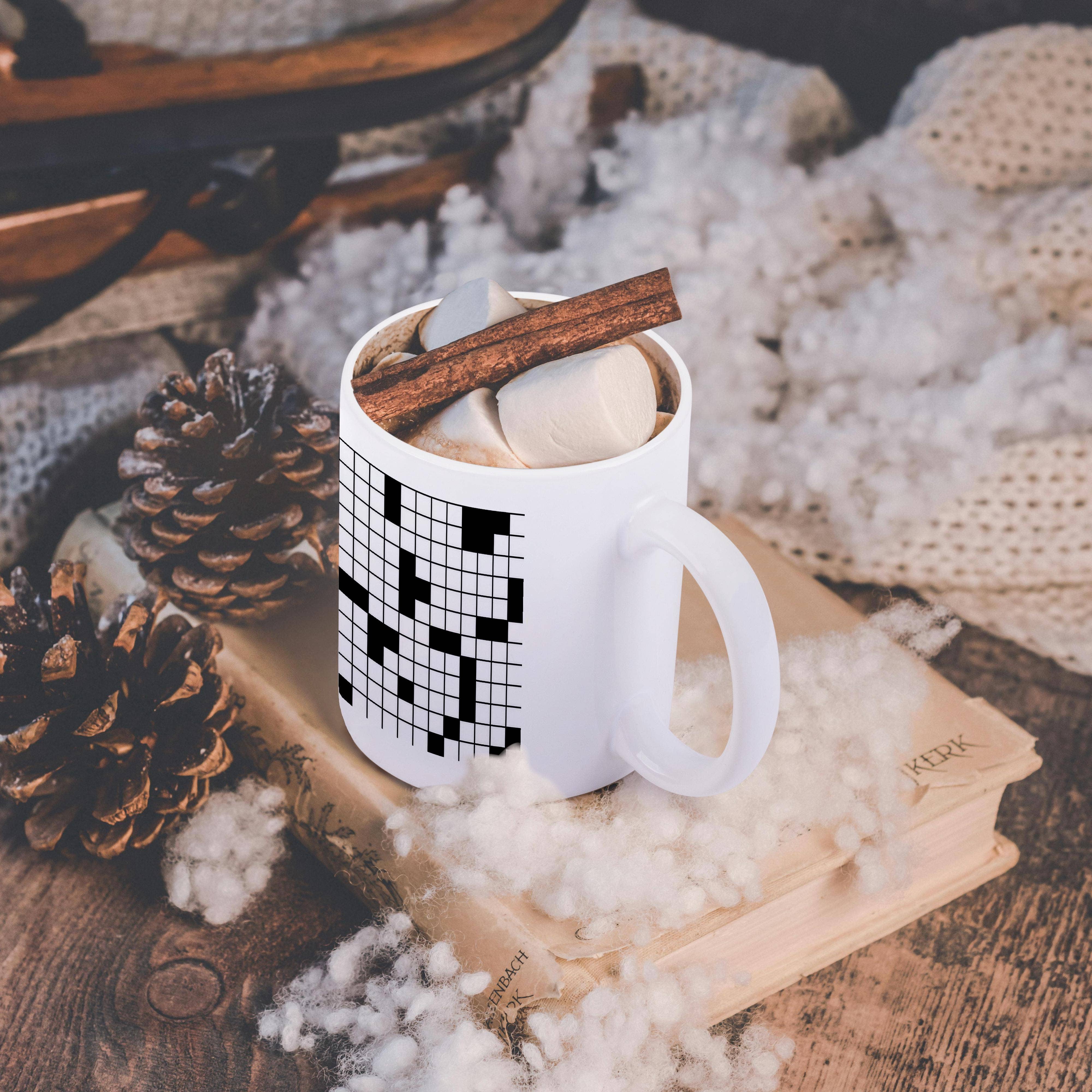 3dRose - Venta al por mayor Taza - 3dRose, Patrón de Crucigrama, Taza9