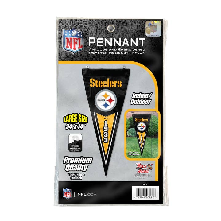 Party Animal, Inc. - Wholesale Flag - Pittsburgh Steelers Vertical Pennant