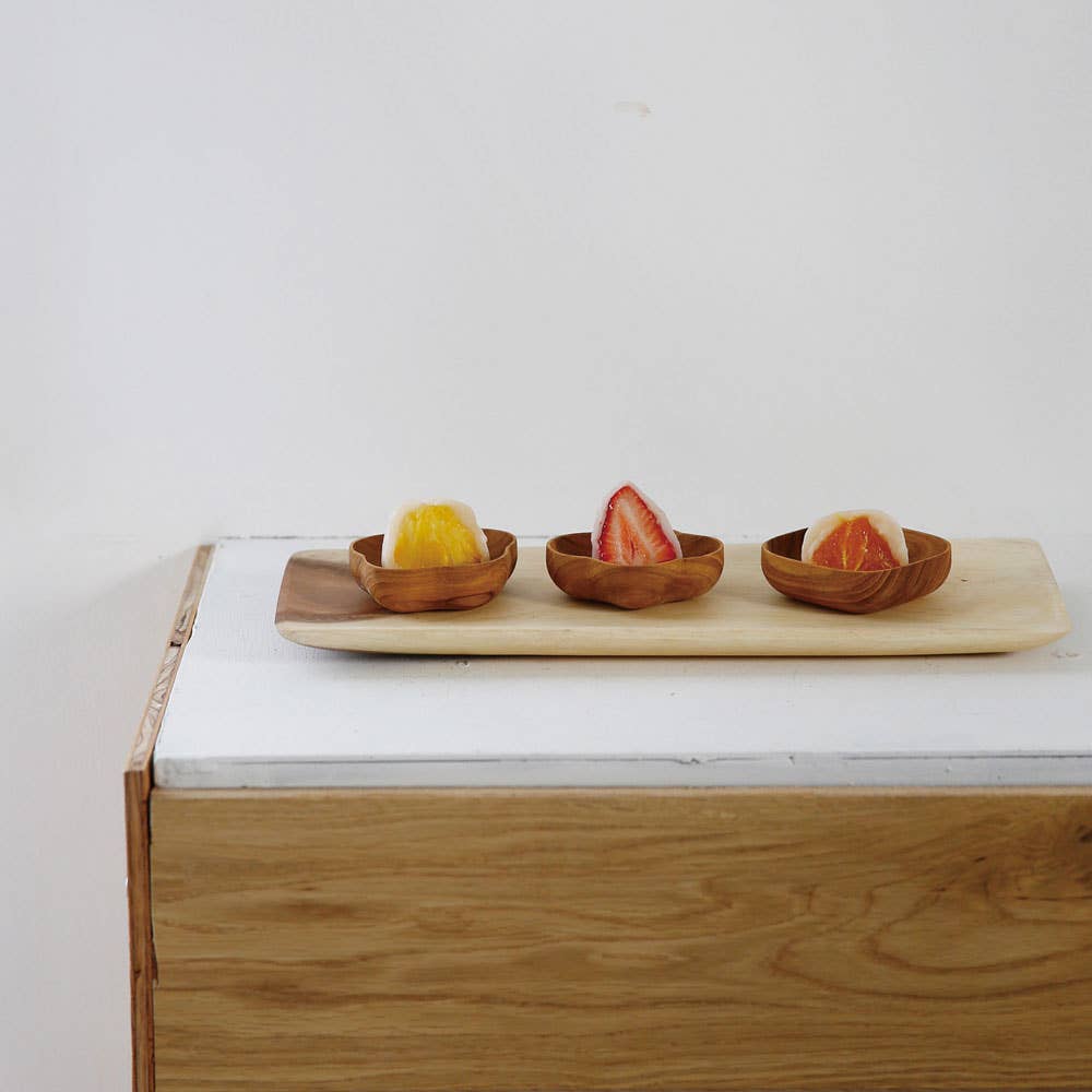 shesay – wholesale Dinner plate – ACACIA WOOD long plate0