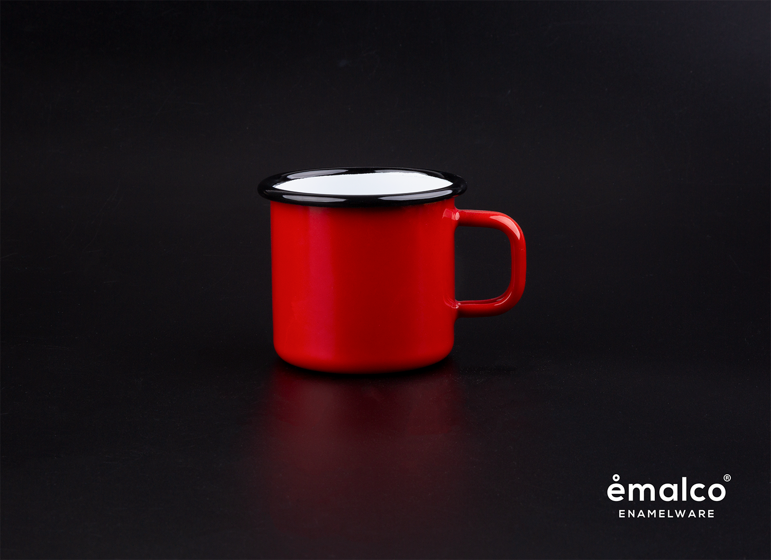 Emalco Enamelware - Wholesale Coffee Mug - 13.2 oz Custom Enamel Mug with Your 2 Designs - 96 pcs8