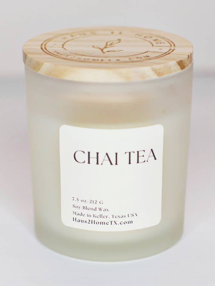 Hand-Poured Candle - Chai Tea for wholesale by Haus II Home, LLC