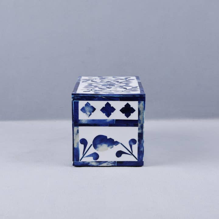 Muqeem & Brothers - Wholesale Decorative Box - Alhambra Azul Decorative Storage Box with Lid5