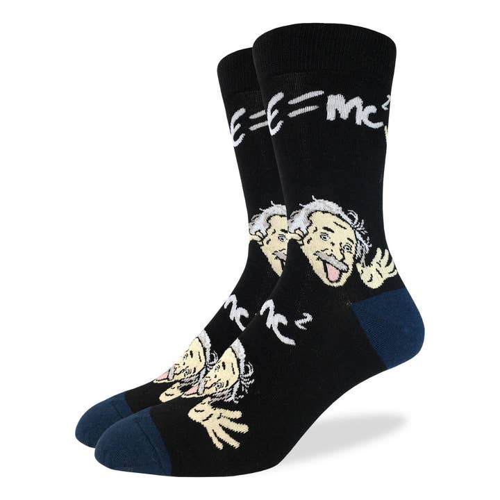 Mäns Wacky Einstein Strumpor för wholesale av Good Luck Sock