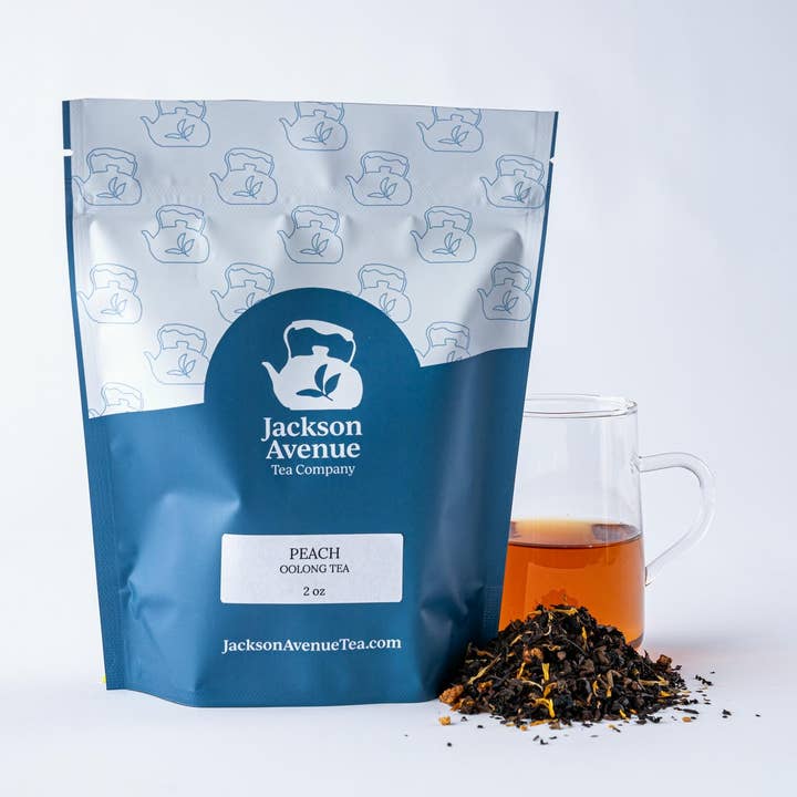 Jackson Avenue Tea Co - Wholesale Loose Tea - Peach Oolong Loose Leaf Tea1