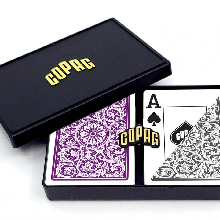 1546 100% Plastic Standard Size Jumbo Index Purple/Grey for wholesale by Copag