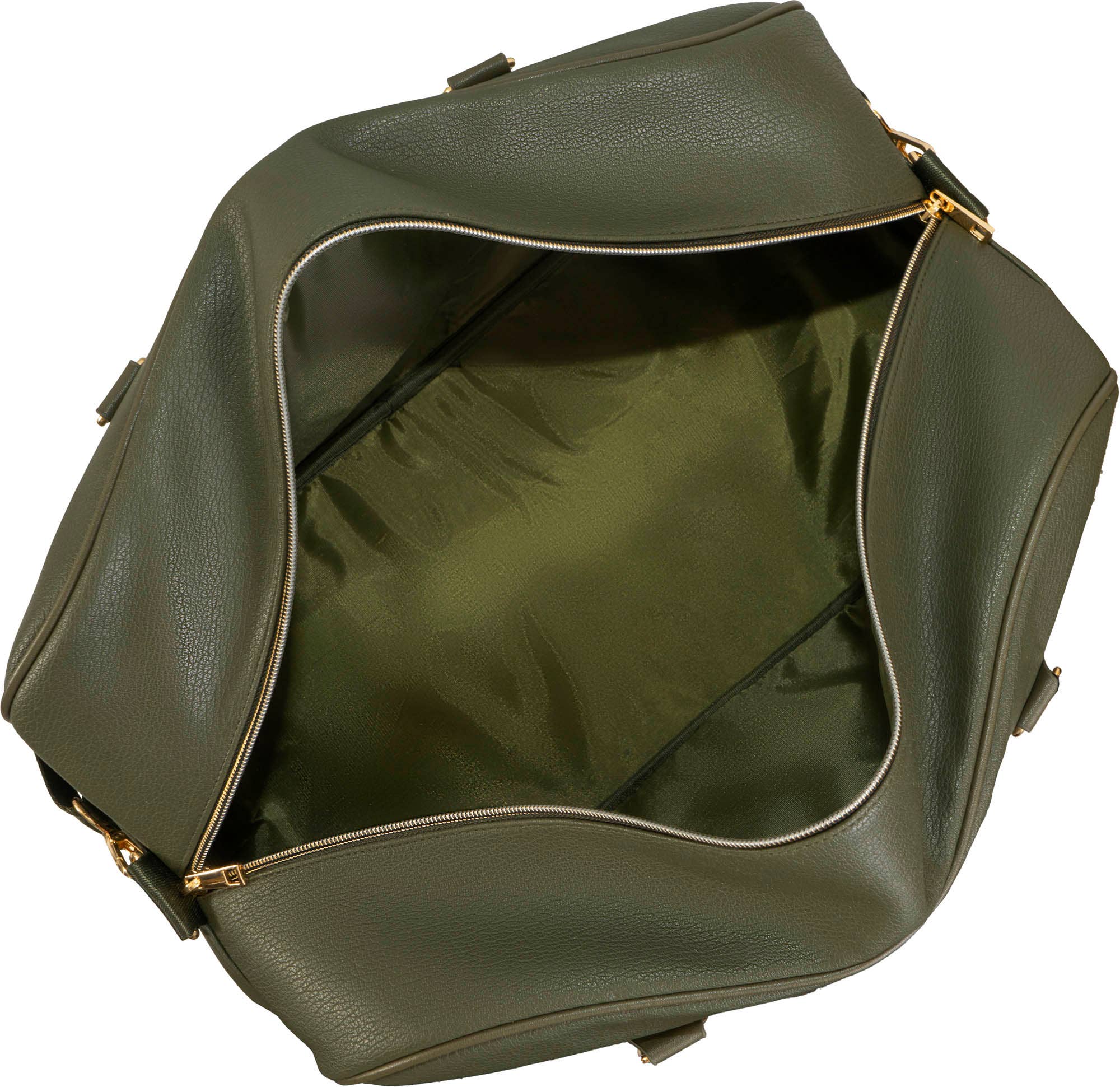 028-OLIVEN Ellen Tracy 20 tommer Pebble Grain Pocket Drop Bottom Duffel for engroshandel på Faire3