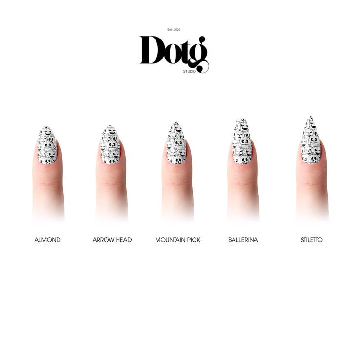 Design on The Go Studio - Wholesale Nail Art/Decal - Halloween Pumpkin Nail Polish Wraps DIY Manicure Stickers 4