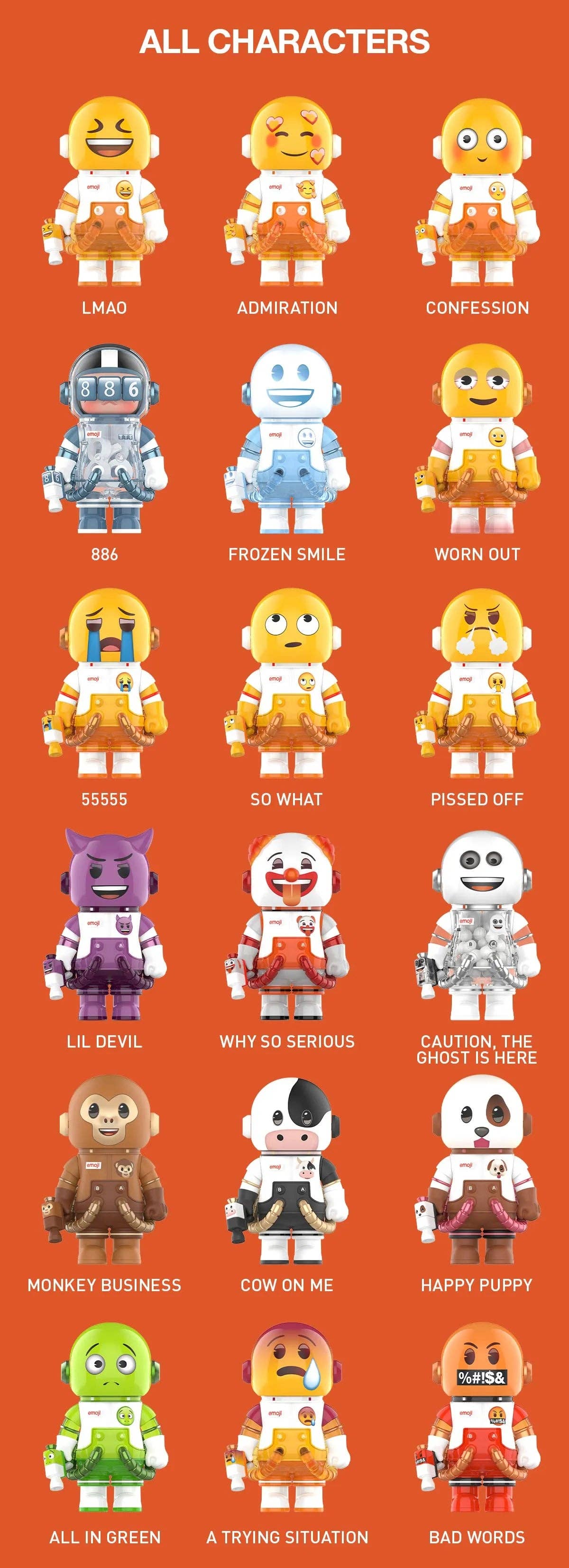 Springer Décor - Wholesale Figurine Toy - Kids - MEGA SPACE MOLLY 100% × emoji™ Series9