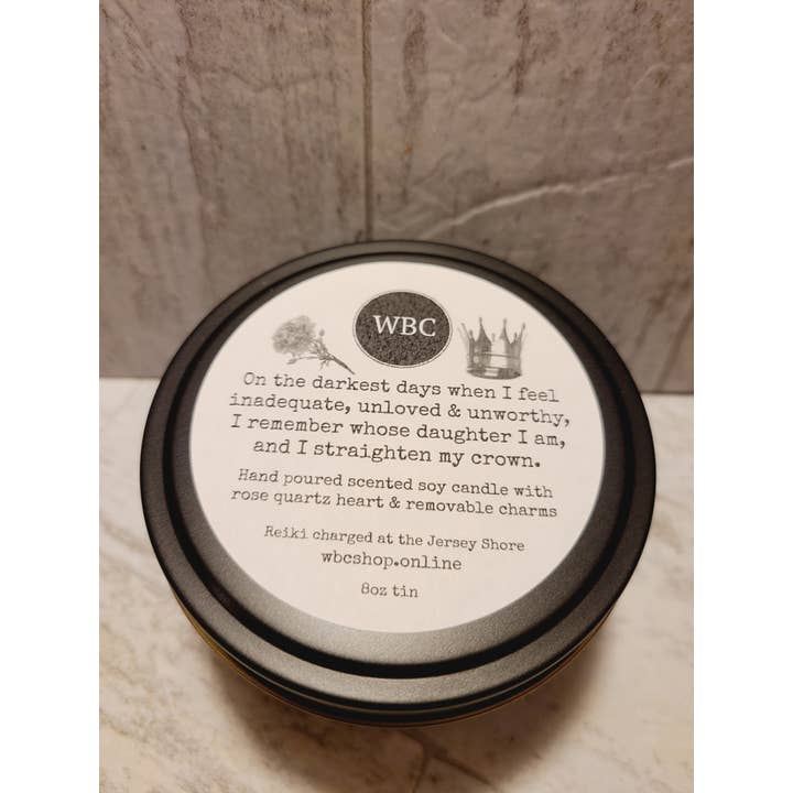 WBC Shops - Wholesale Jar/Filled Candle - On the darkest days...scented soy candle7