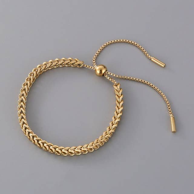 Gooddiy - Vente Parures de bijoux - Bracelets en métal plaqué acier en gros0