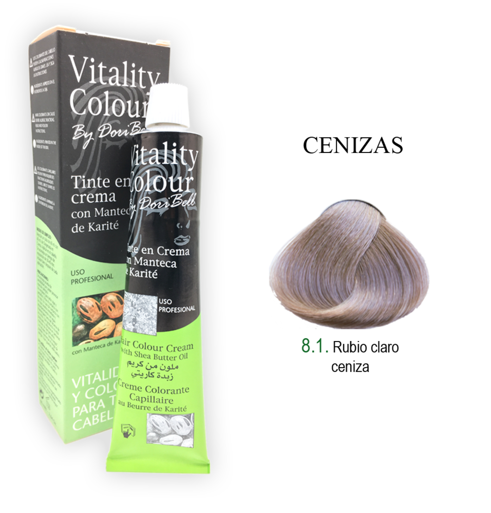 sesioMWorld - M·O·I Professional - Wholesale Hair Dye - VITALITY COLOUR professional cream dye 60ml. TONE 8.10