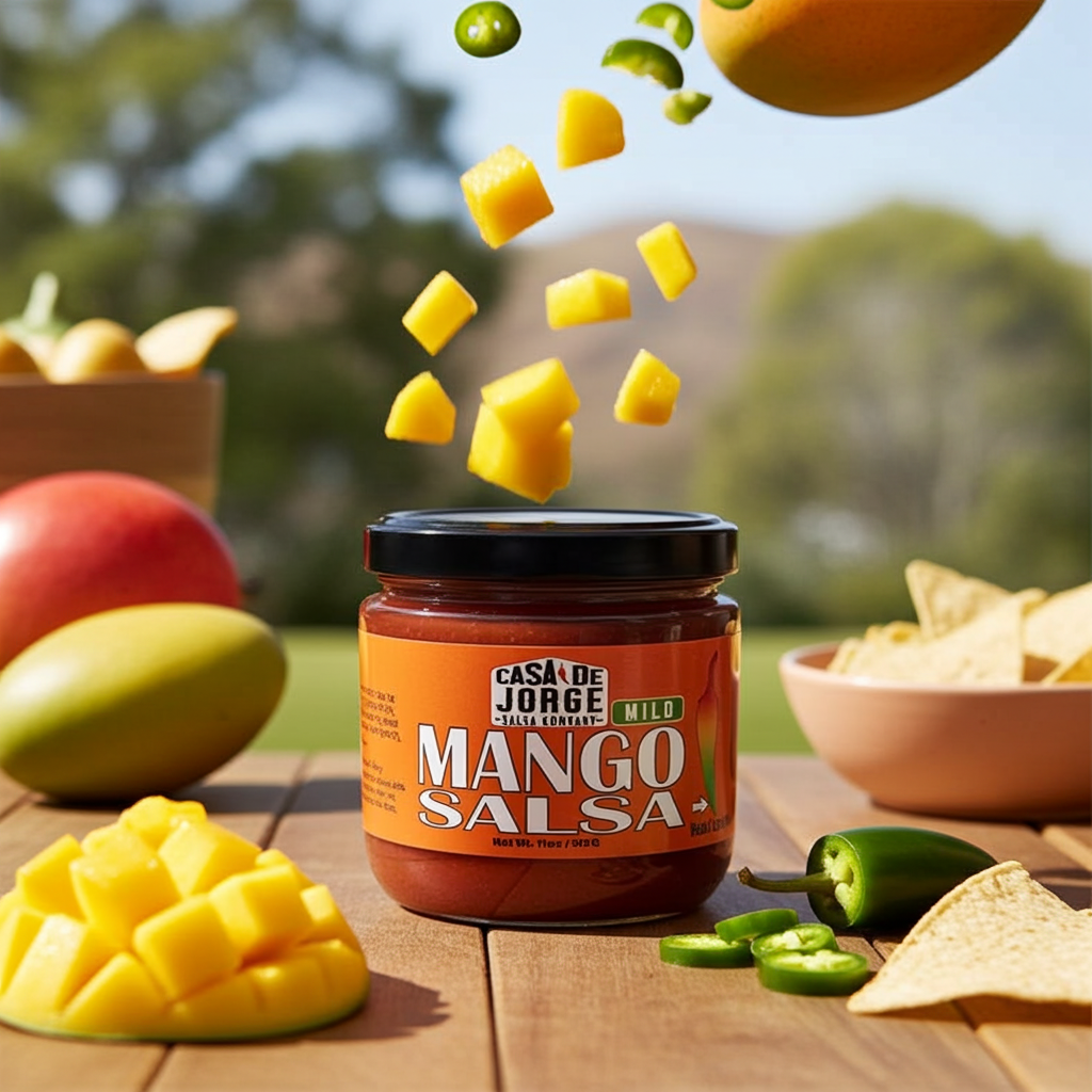 Casa De Jorge Salsa - Wholesale Salsa - Mango Salsa - Mild3