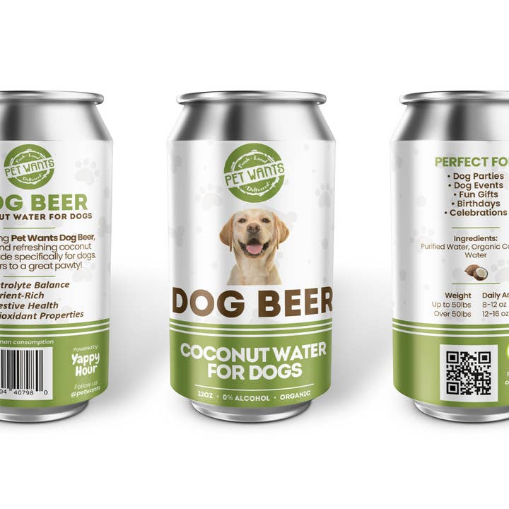 Yappy Hour - Wholesale Pet Treats - Dog - Private Label Dog Beer 12oz | 24ct | Assorted Options8