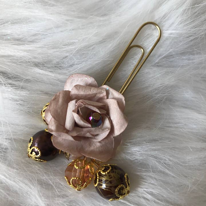 Mimi Mira Creations - Vente Trombones - Trombone rose taupe2
