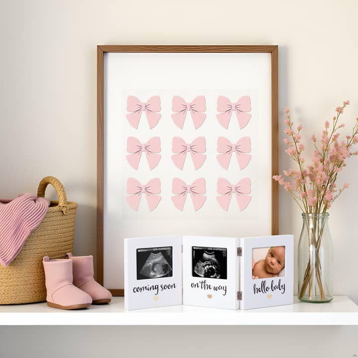 Pearhead - Wholesale Picture Frame - Kids & Baby - Triple Sonogram Keepsake Frame2