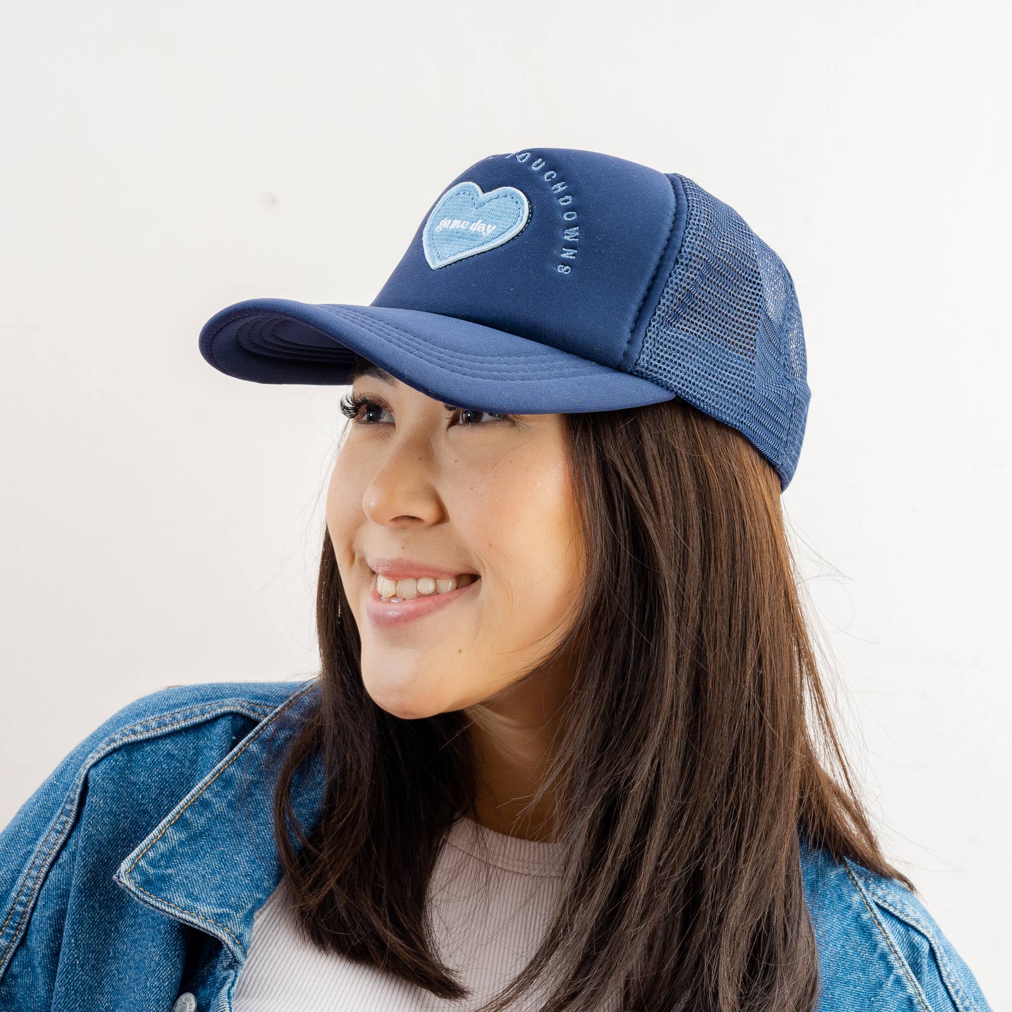 The Darling Effect - Vente Casquette de camionneur – femme - Casquette Game Day Trucker - Navy4