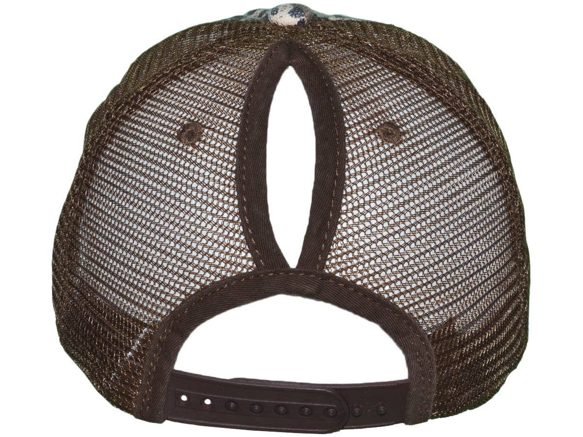 Buck Wholesale - Vendita all'ingrosso Cappello per coda di cavallo - Donna - Cappelli da camionista leopardati a coda di cavallo - Morbidi non strutturati, vintage7