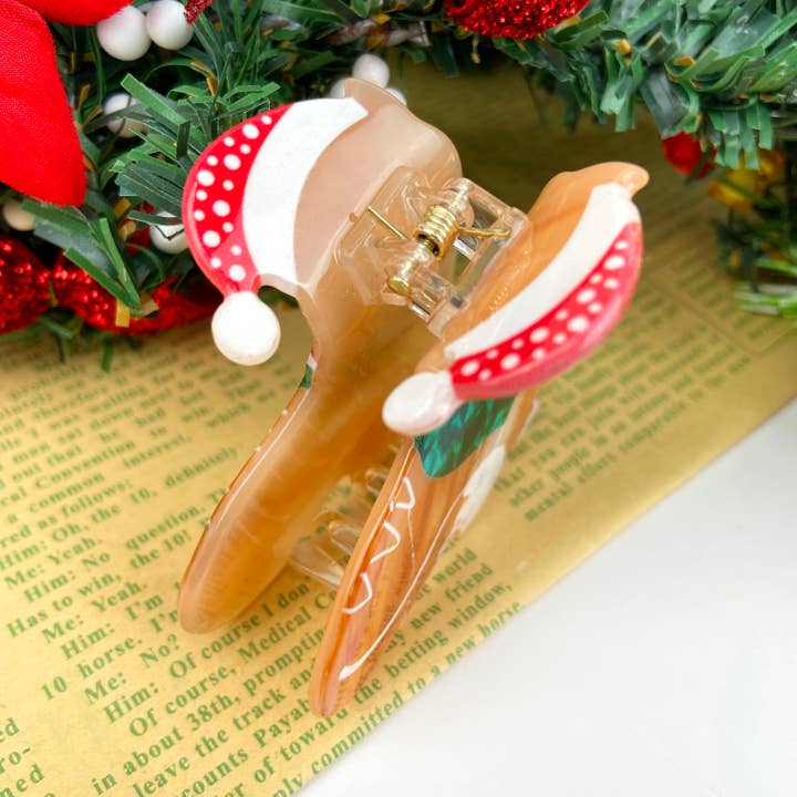 TheDivaSoap - Wholesale Hair Clip - Women's - Cute Cat Christmas Hair Clip5