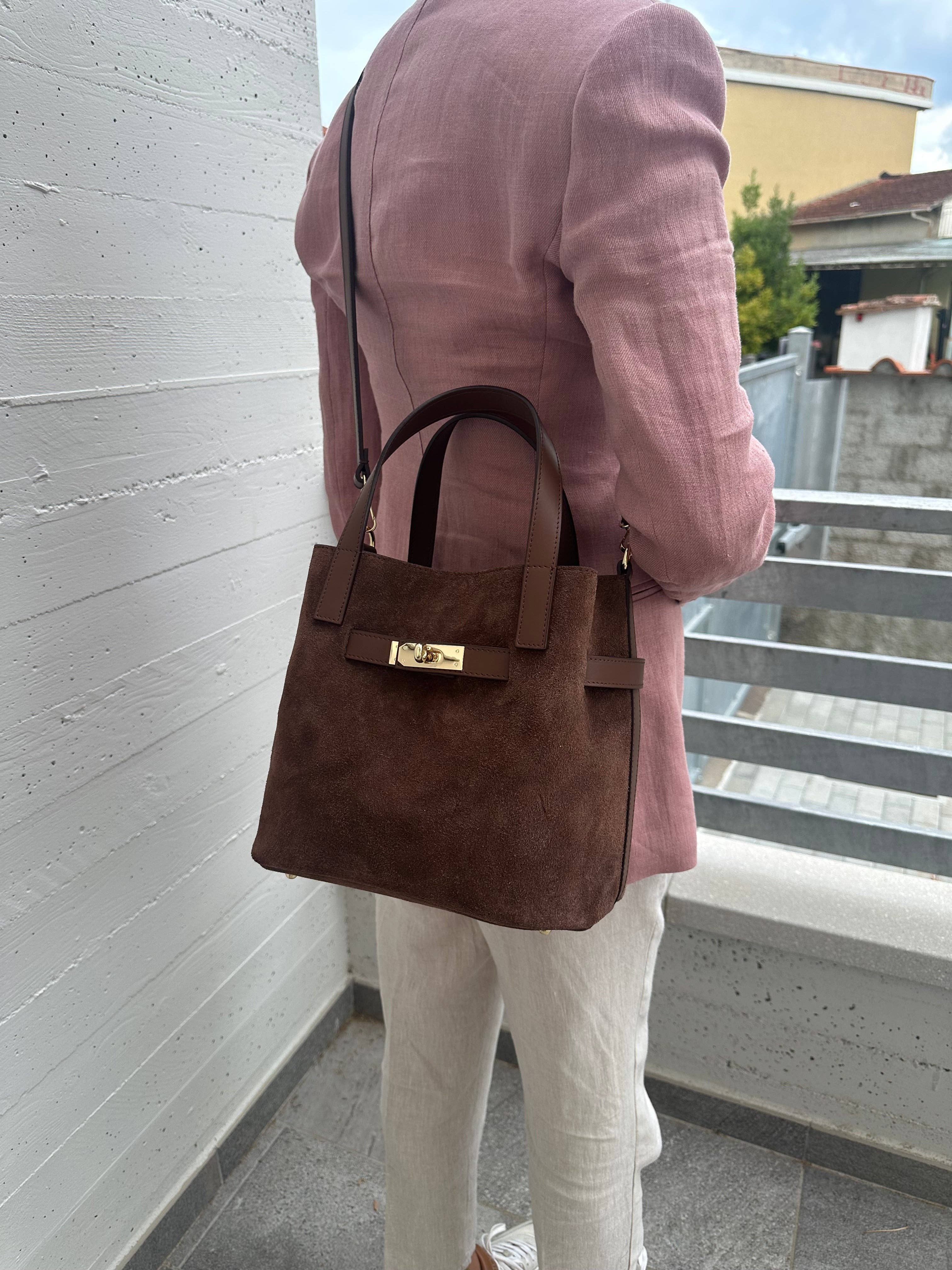 Zhade - Wholesale Shoulder Bag - Women's - TATIANA - suede bucket15