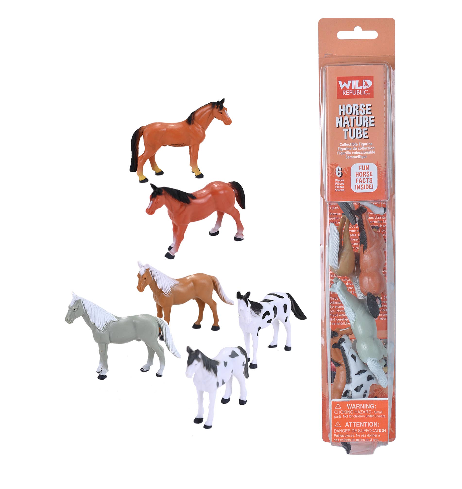 Wild Republic - Wholesale Toy set – Kids - Nature Tube Horse