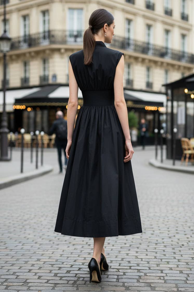 VAVA by Joy Han - Wholesale Dress - Women's - Two Way Zip Up Midi Dress3