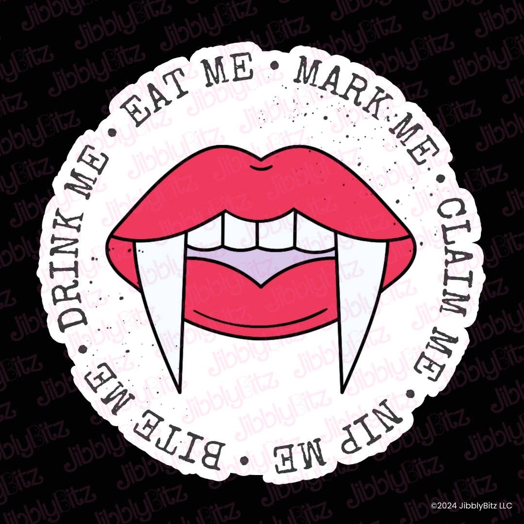 Jibbly - Venta al por mayor Abalorios/colgantes individuales - Muérdeme, Bébeme, Cómeme, Márcame, Reclama | Lecturas Románticas1