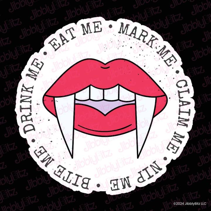 Jibbly - Vente Breloques/médailles personnalisées - Mords-moi, Bois-moi, Mange-moi, Marque-moi, Réclame-moi | Lectures Romantiques1