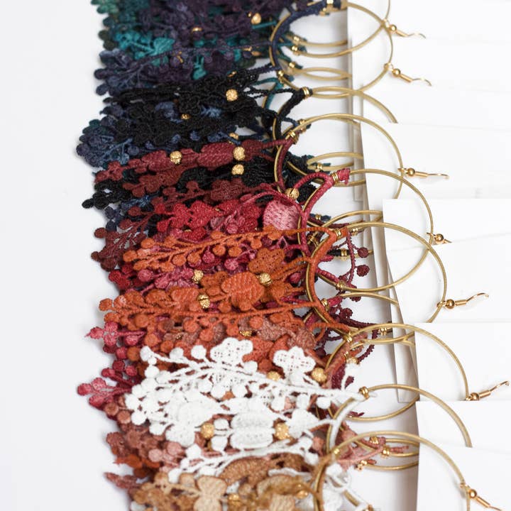 This Ilk - Vendita all'ingrosso Orecchini pendenti - Orecchini Duo des fleurs2