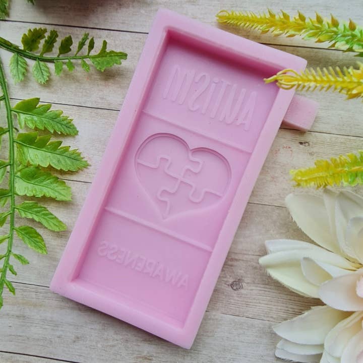 The Mould King - Wholesale Craft Supplies - Autism Awareness Autistic Wax Melt Silicone Mould