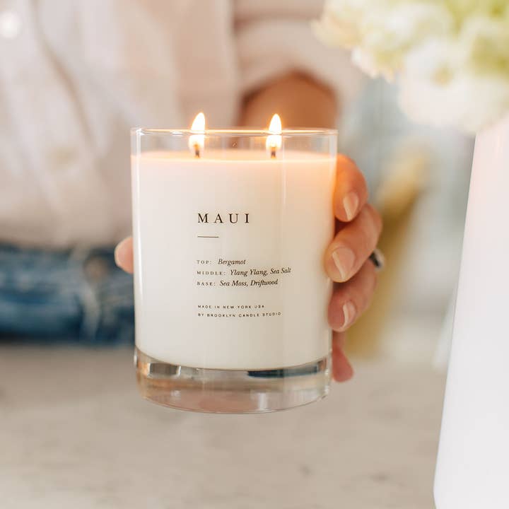 Brooklyn Candle Studio - Wholesale Jar/Filled Candle - Maui Classic 2-Wick Candle