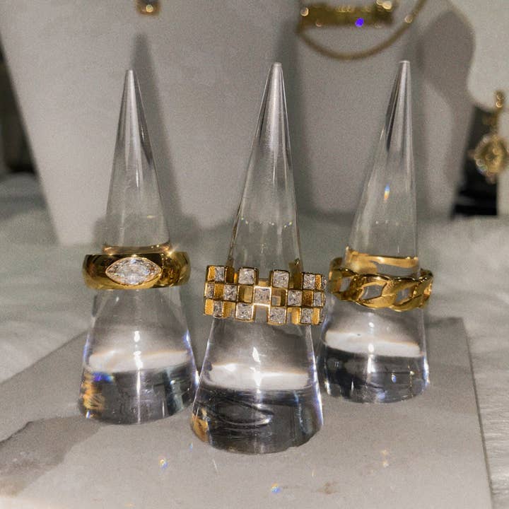 Kismet Showroom – Engroshandel Statementring – Tjekket ud CZ Cocktail Ring3