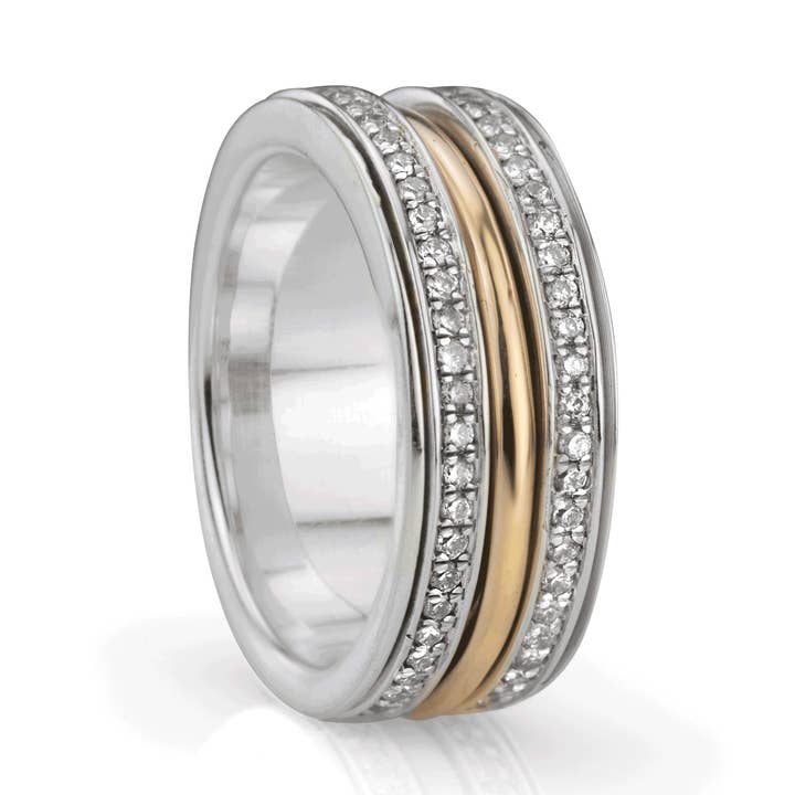 Inspire Sterling Silver Meditation Ring for wholesale by MeditationRings