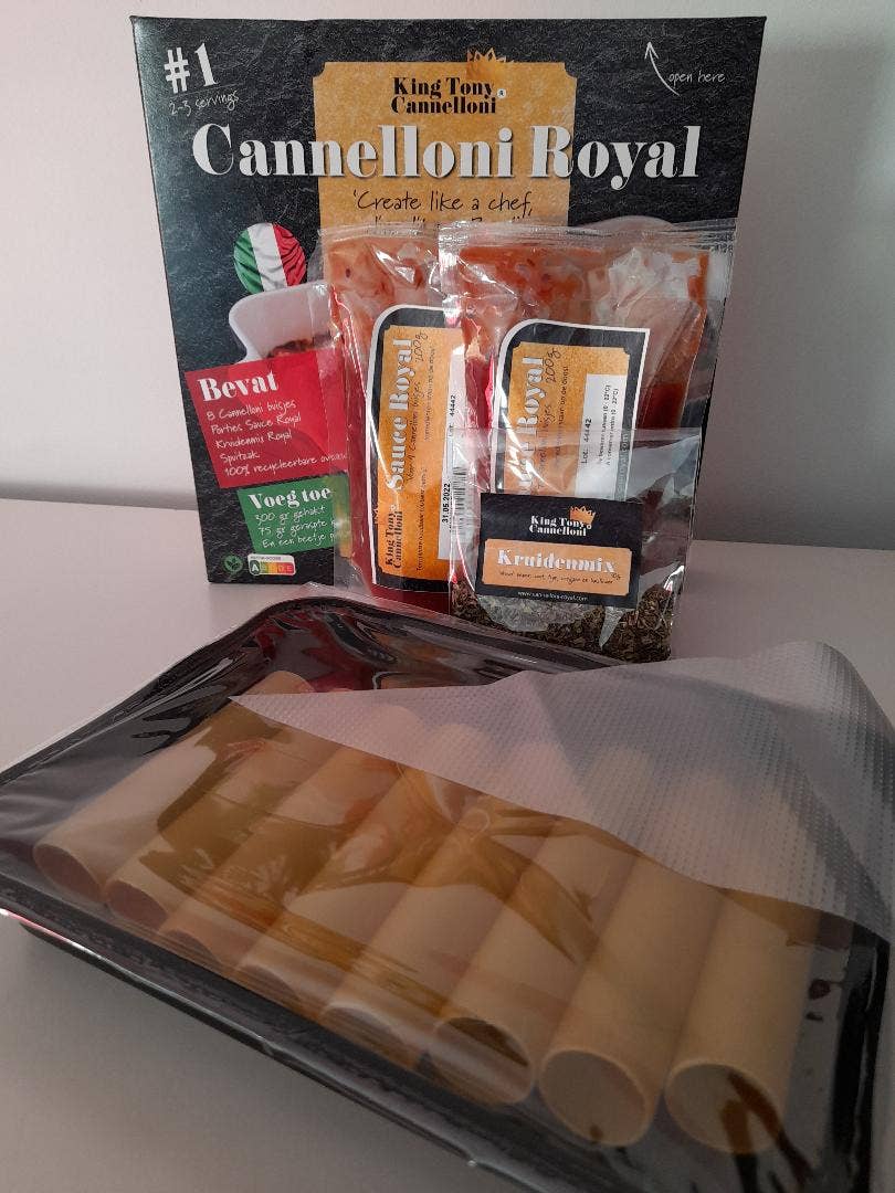 King Tony Cannelloni - Venta al por mayor Kit de cocina - Cannelloni Royal para carne vegetariana1
