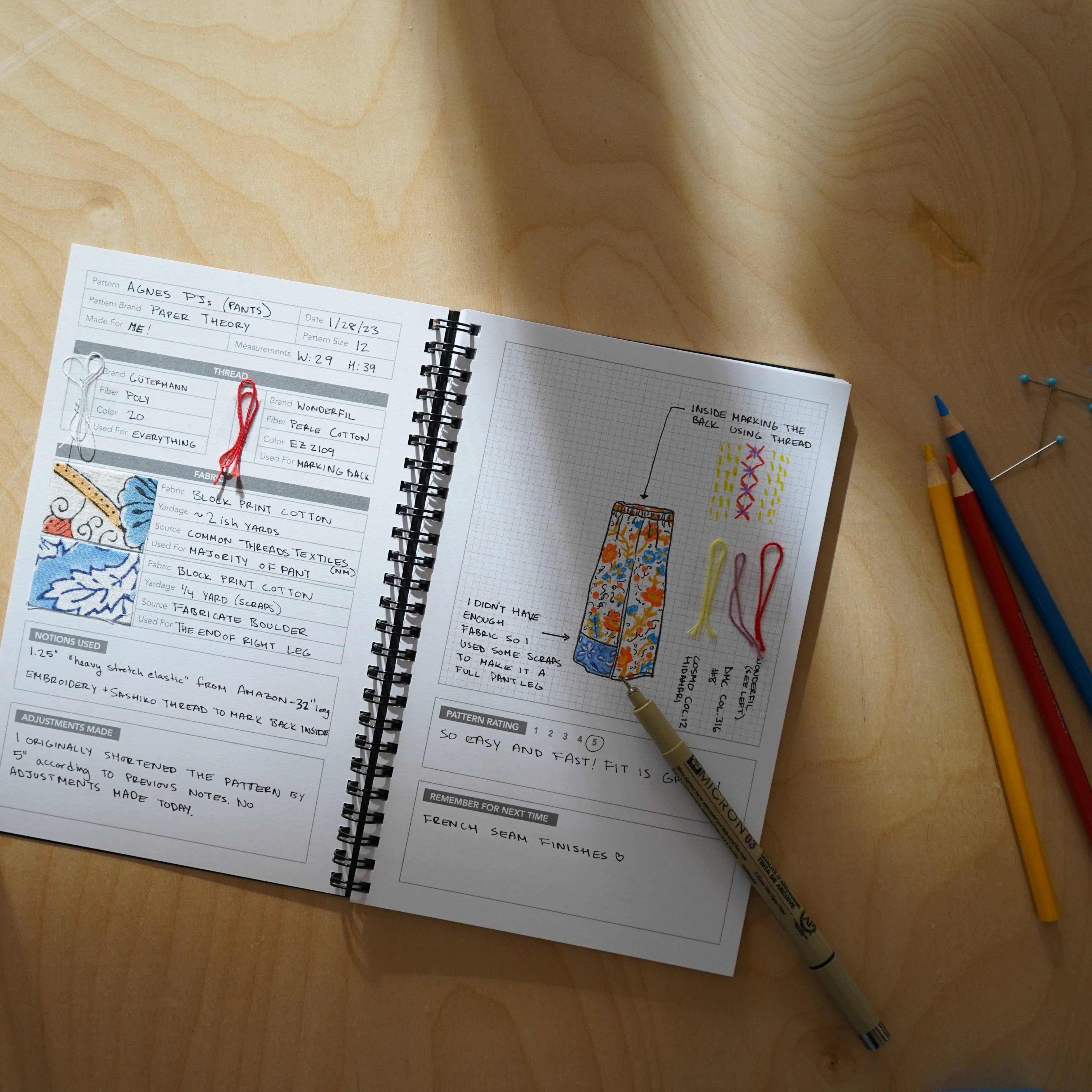 Kohamche - Vente Journal intime - Journal de couture7