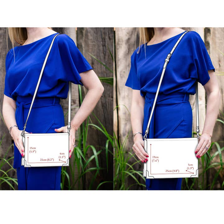 Well Read Company - Wholesale Crossbody Bag - Women's - Dracula Moon Red Book Crossbody Clutch Handbag