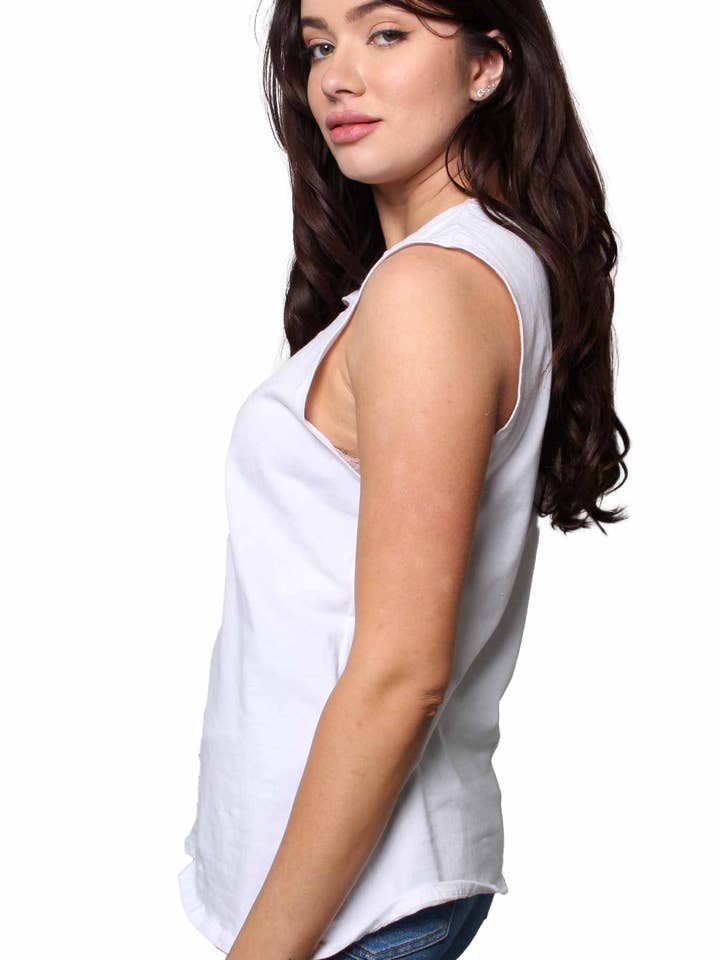 Good Stuff Apparel - Vendita all'ingrosso Top in maglia - Donna - Top da donna senza maniche con scollo rotondo2