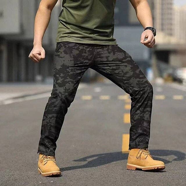 Ecovear - Wholesale Pants – Men's - Mens Tactical Cargo Pants Polyester Camouflage2