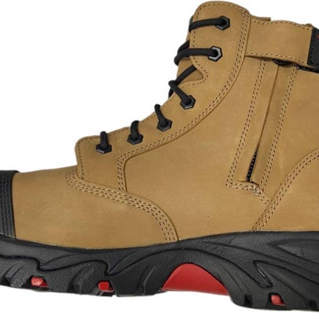 Docpods - Wholesale Combat/Military Boots - Men’s - Ergonx Safety Boots Lace Up (Helium) Tan5