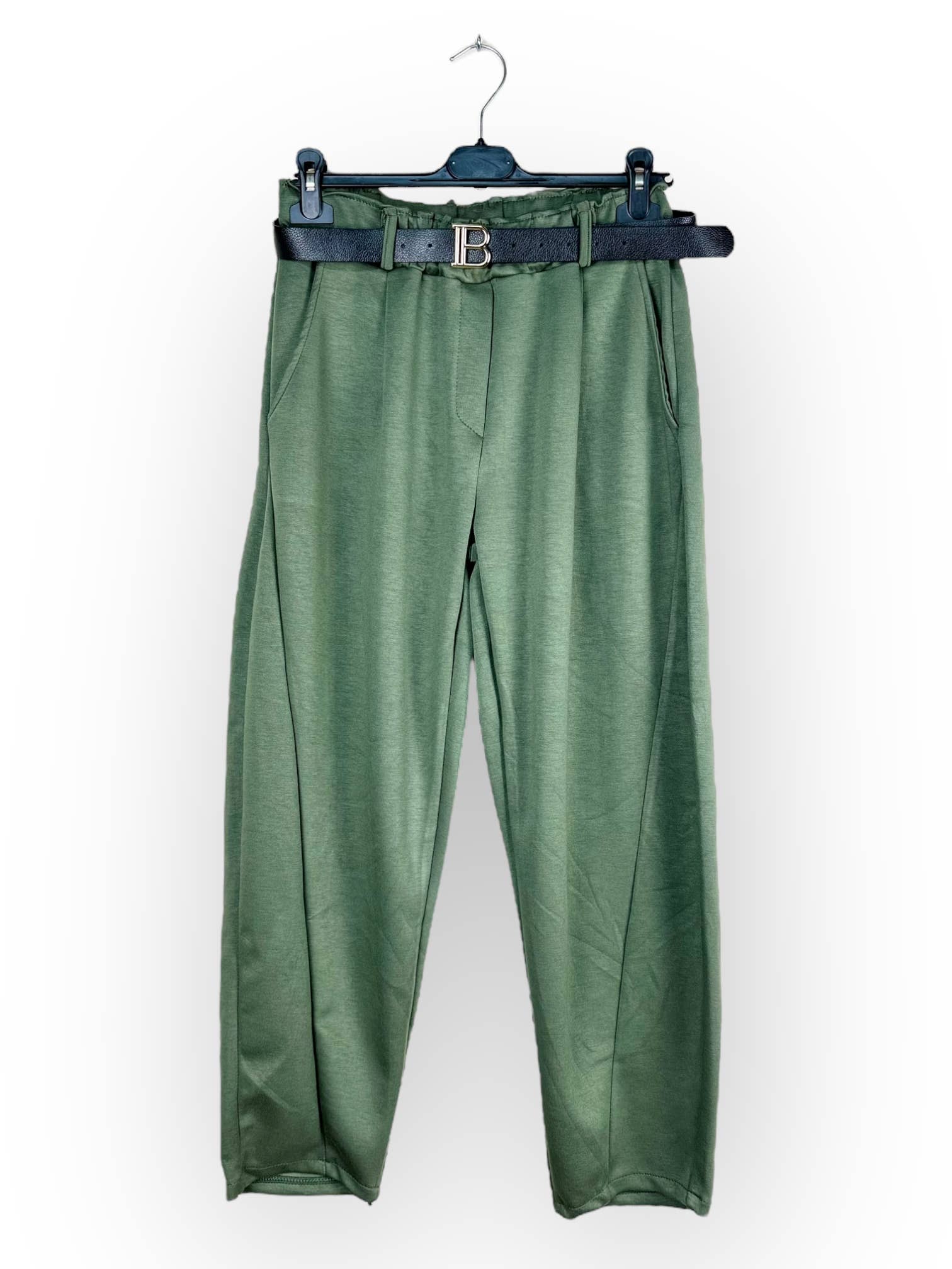 Lucky Nana - Wholesale Pants - Women's - SP 9747-01 - Pantalon uni en tissu lisse10