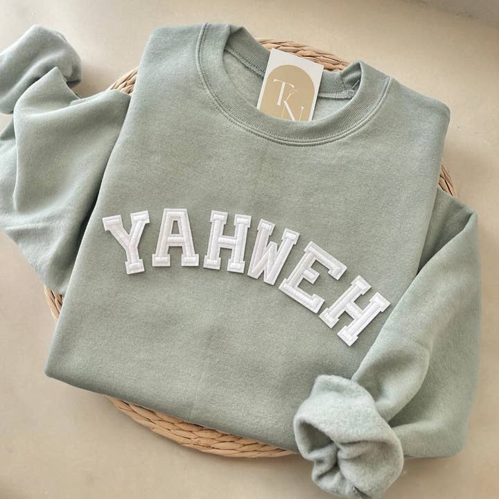 Threads And Needles, INC. - Wholesale Sweatshirt - Women's - Yahweh Sweatshirt, Christian Clothing