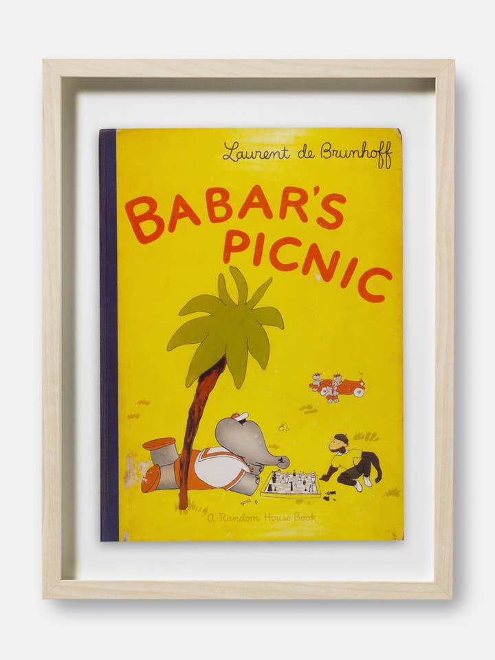 Babar's Picnic Book Cover Print  for wholesale by The Curious Desk