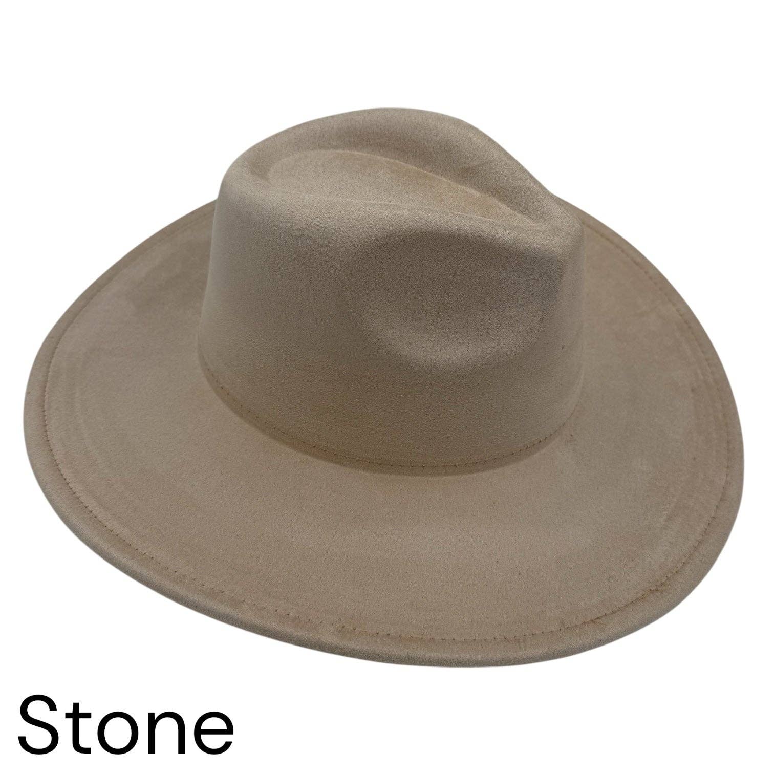 KW Laser Supplies - Wholesale Fedora - Women's - Vegan Suede Wide Brim Hats4