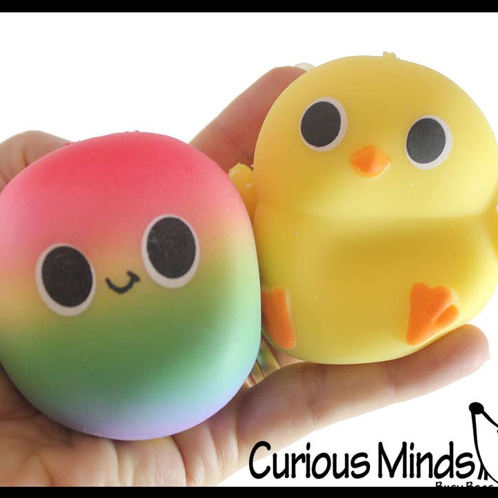 Curious Minds Toys – wholesale Squishy toy – Kids & Baby – 1 Easter Themed Creamy Doh Filled Squeeze Stress Balls - Chi2