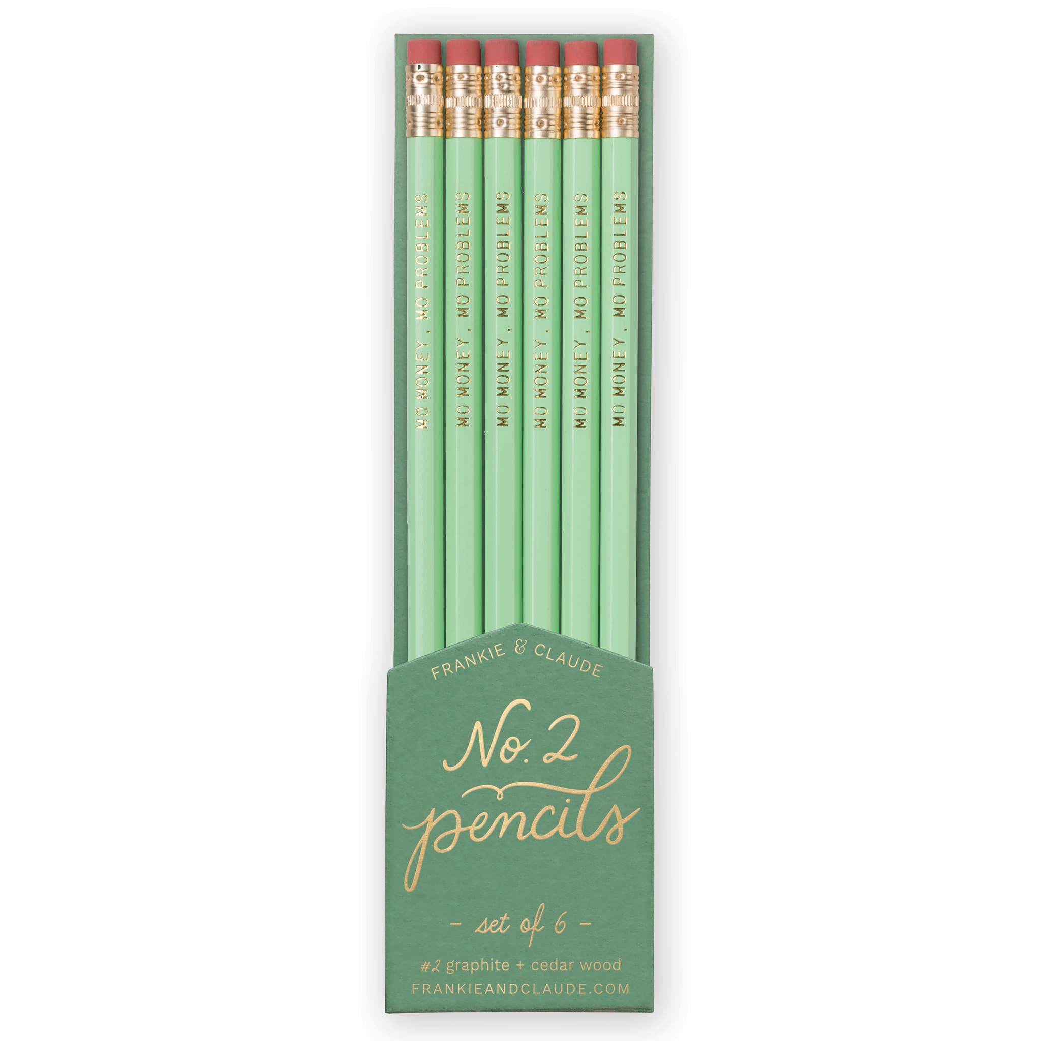 Frankie & Claude - Vendita all'ingrosso Matite - Matite verdi pastello « Mo Money Mo Problems »0