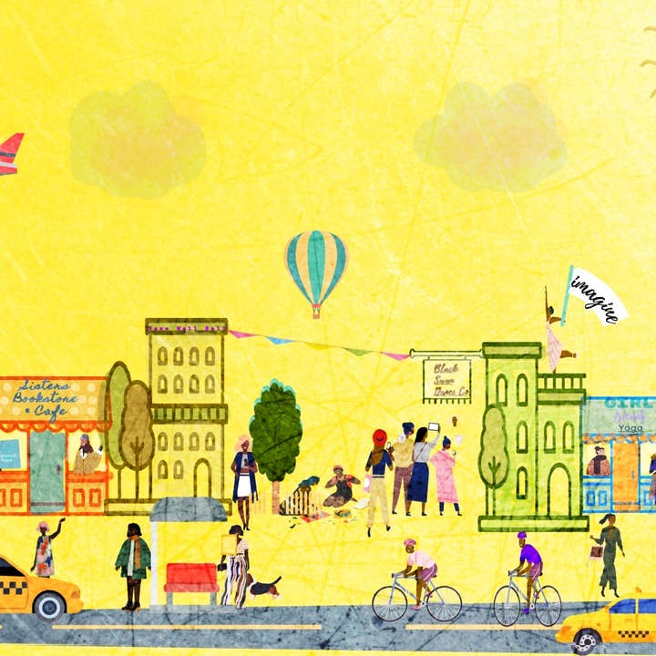 Some of Us Notecards, LLC – Cartão de saudação diária por atacado – Imagine Cartão da cidade1