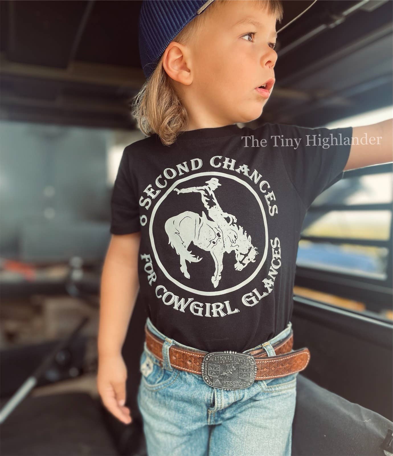 Tiny Highlander Wholesale - Wholesale Screen Printed T-Shirt - Kids - 8 Second Chances Tee - Black