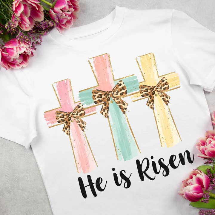 HE IS RISEN 3 CROSSES for wholesale by It's So Me