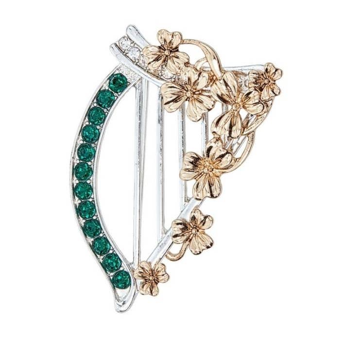 Irish Harp Brooch for wholesale by The Irish Jewelry Company